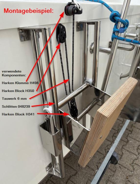 Allpa Motorschlitten montiert Montagebeispiel